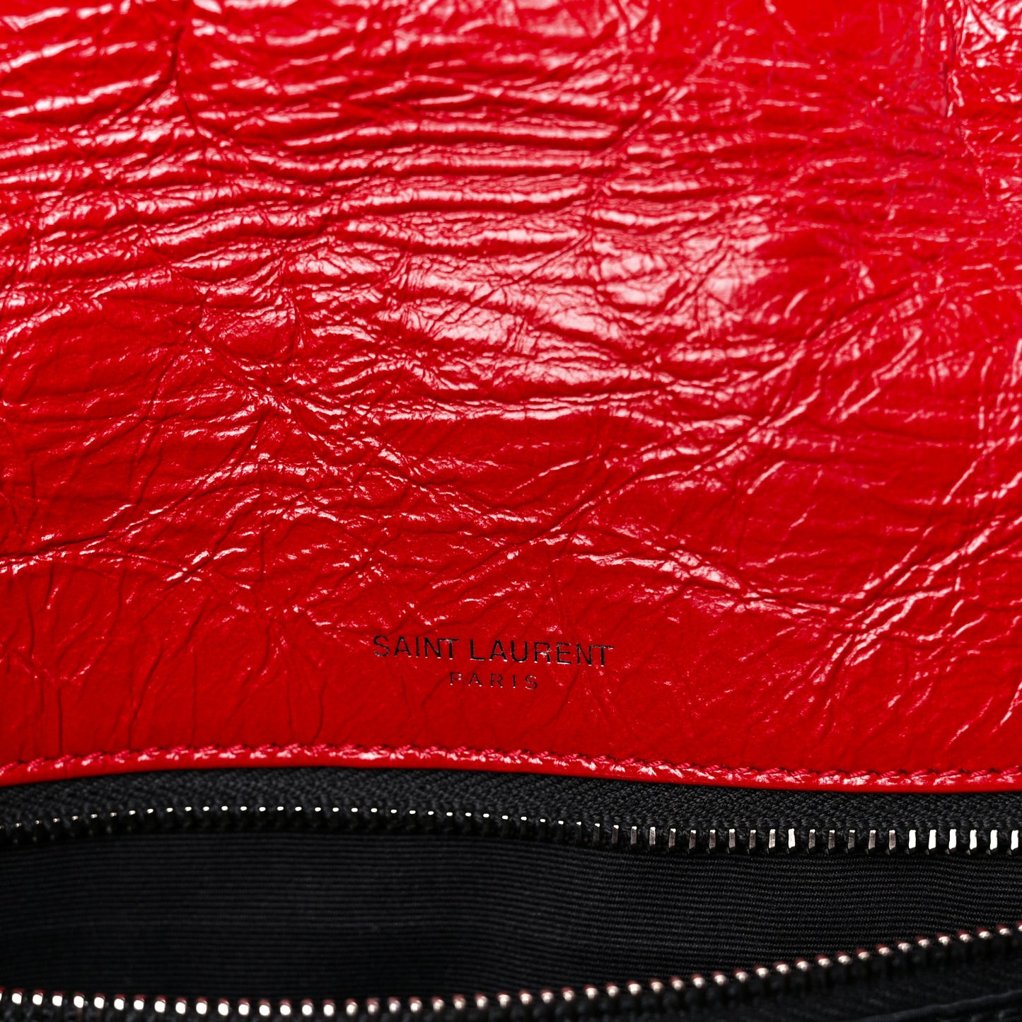 Crinkled Calfskin Matelasse Monogram Medium Niki Chain Satchel Rouge Eros
