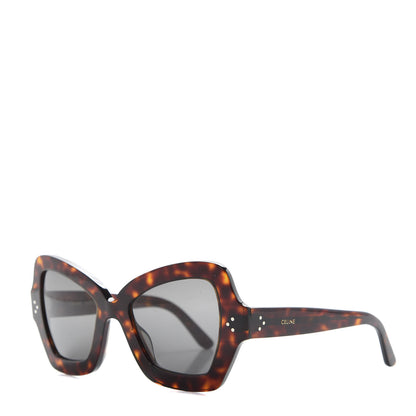 Celine Acetate Butterfly Sunglasses CL 40067I Red Havana Smoke 1 of 6