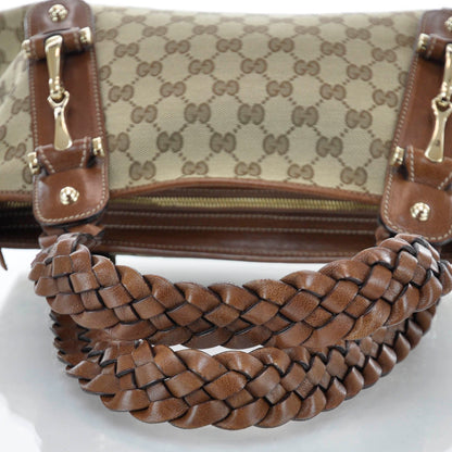 Gucci Canvas Monogram Pelham Tote Brown 5 of 9