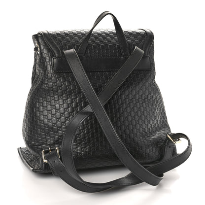 Gucci Microguccissima Drawstring Backpack Black 3 of 15