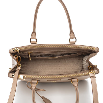 Prada Saffiano Medium Galleria Double Zip Tote Cammeo 5 of 7