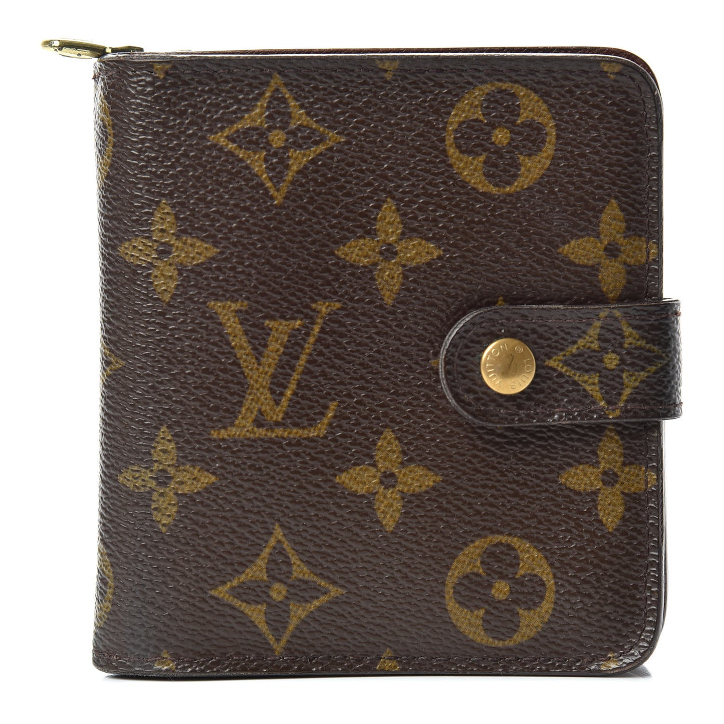 Monogram Compact Zippe Zipped Wallet