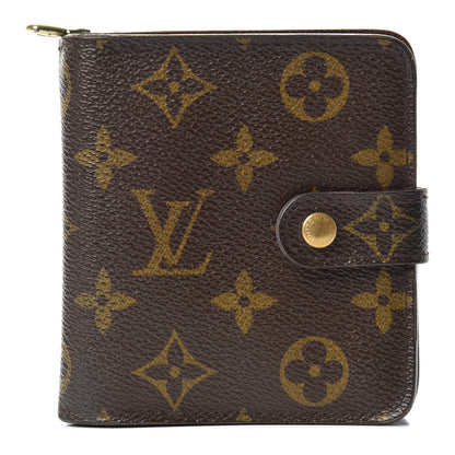 Louis Vuitton Monogram Compact Zippe Zipped Wallet 1 of 8