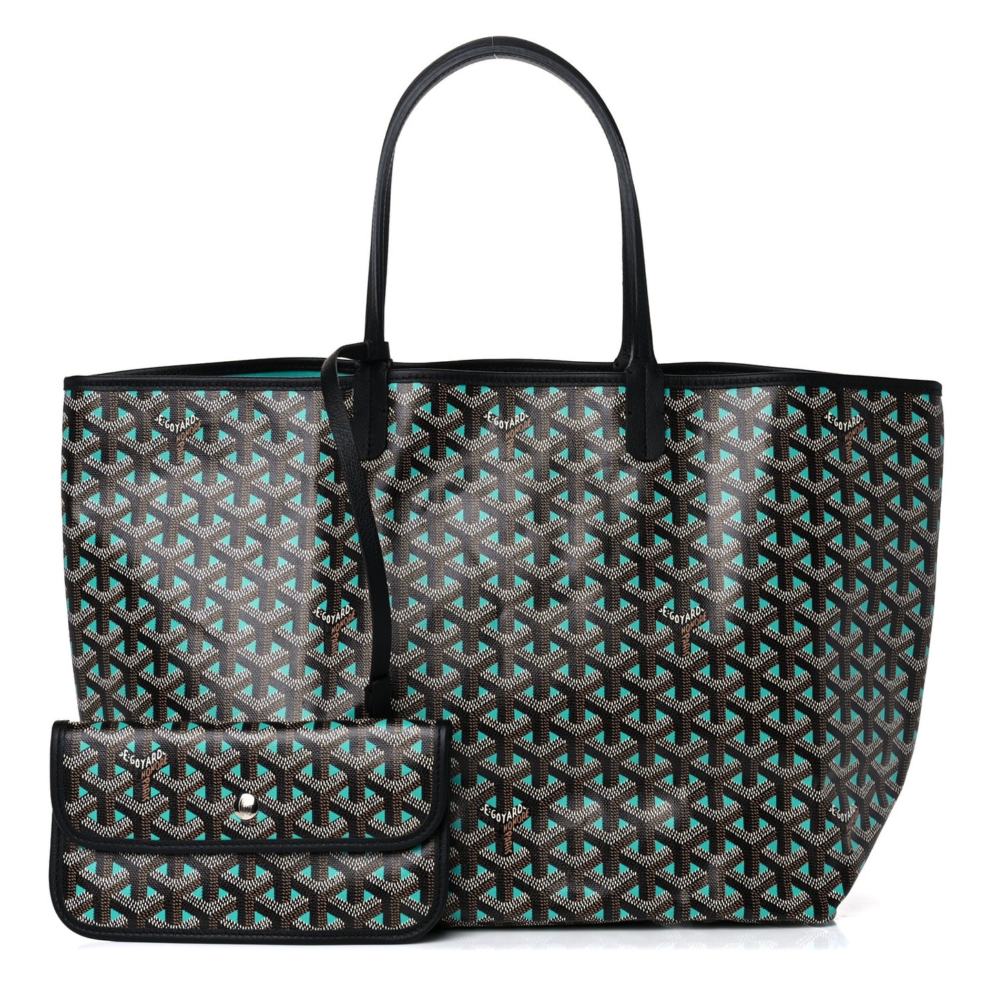 Goyardine Saint Louis Claire Voie PM Black Opaline