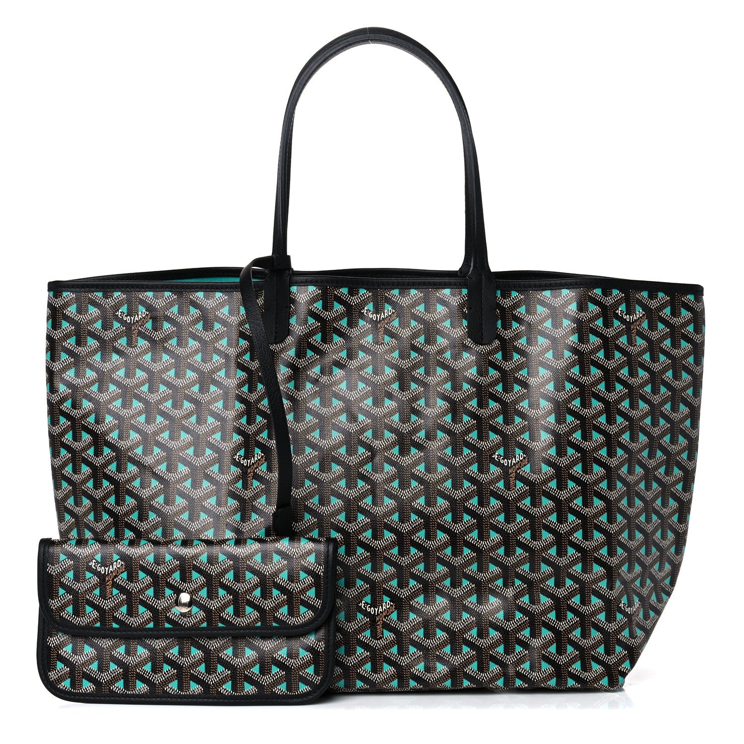 Goyard Goyardine Saint Louis Claire Voie PM Black Opaline 1 of 8
