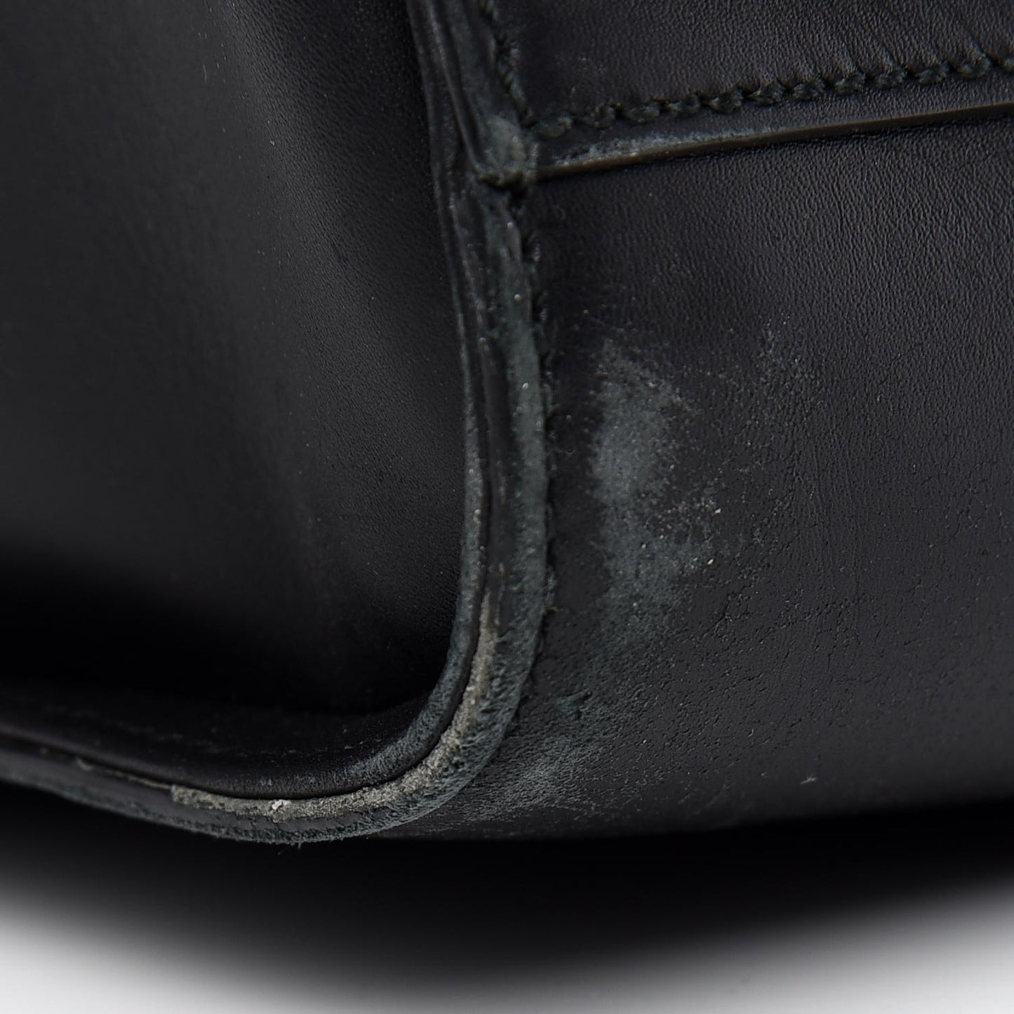Calfskin GG Marmont Top Handle Briefcase Black