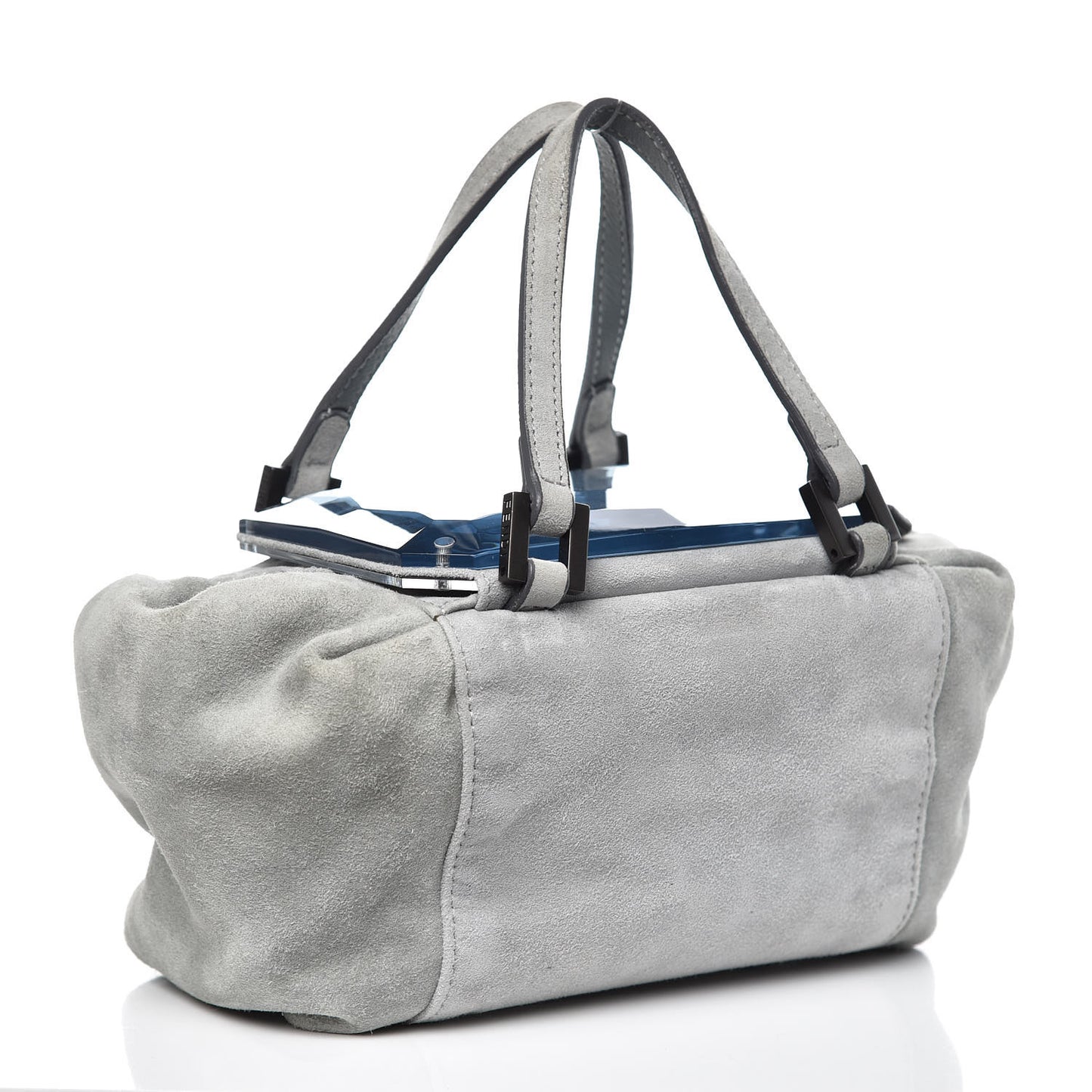Suede To You Mirrored Mini Duffle Mint