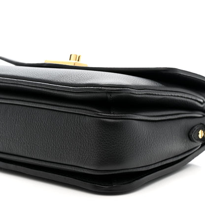 Louis Vuitton Grained Calfskin Lockme Oxford Black 9 of 9