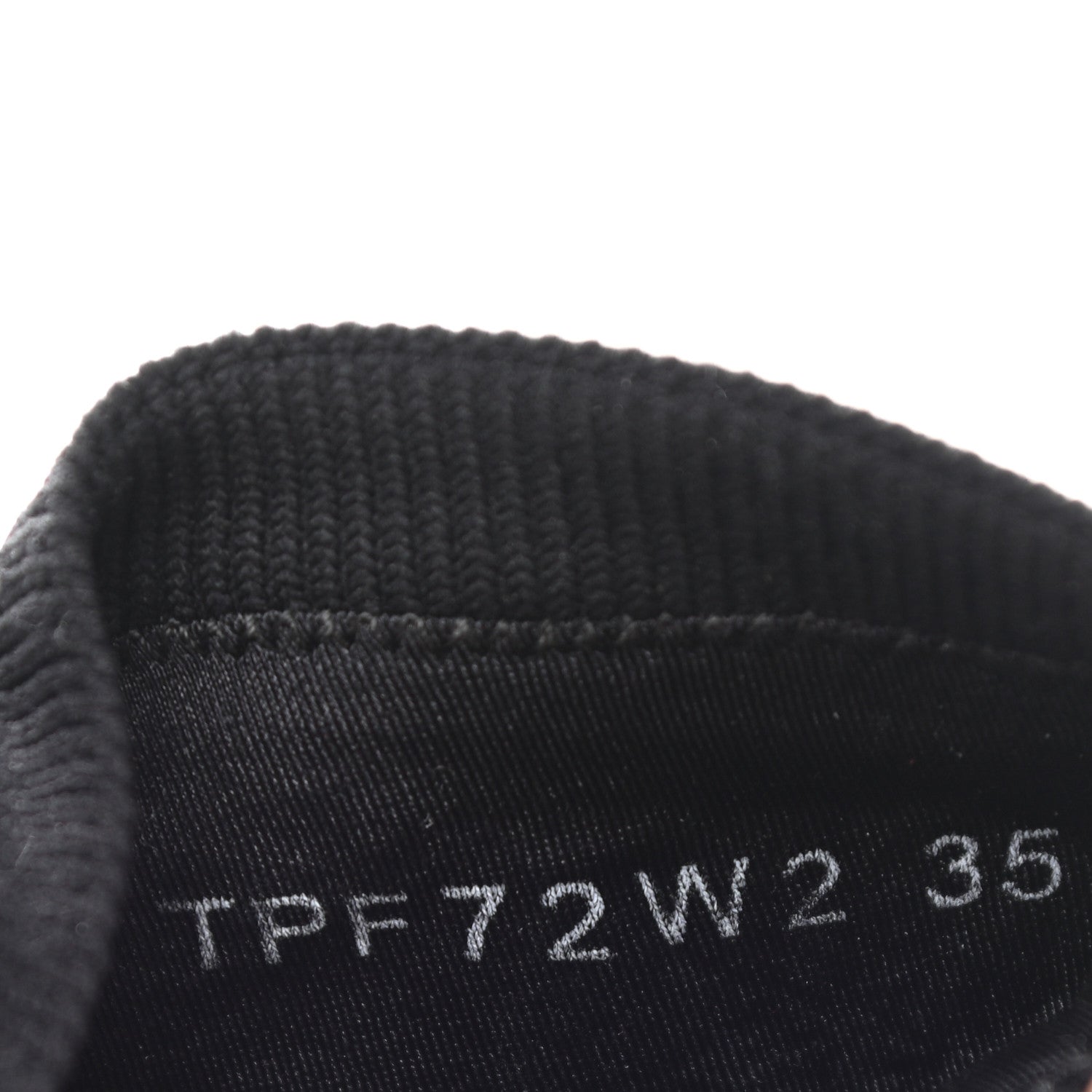 Valentino Garavani Body Tech Knit Embroidered High Top Sneakers 35 Black 7 of 9