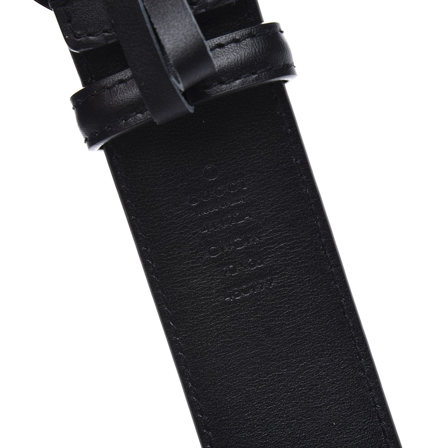 Guccissima Signature Interlocking G 40mm Belt 90 36 Black