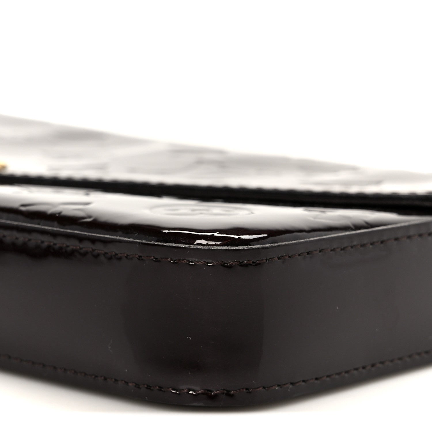 Louis Vuitton Vernis Pochette Felicie Chain Wallet Amarante 15 of 16