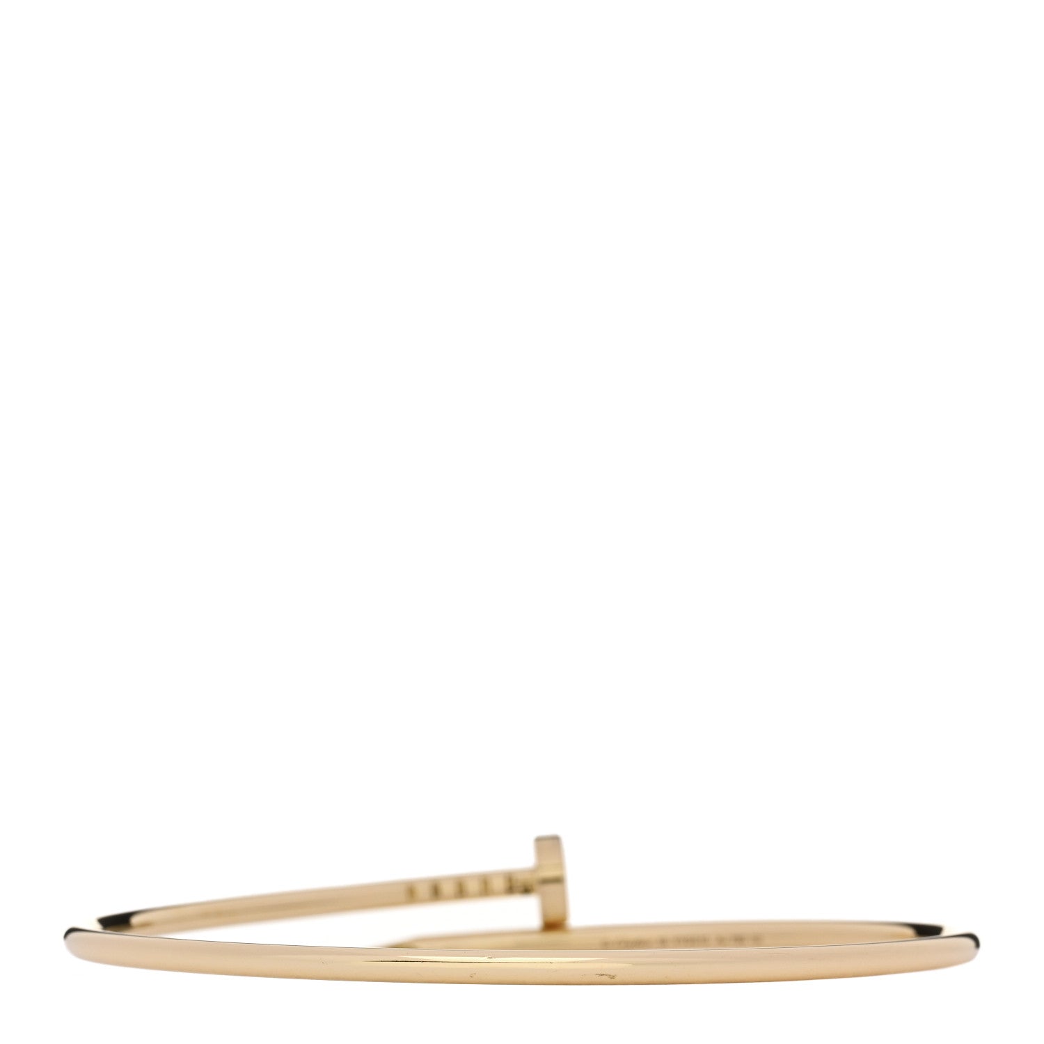 Cartier 18K Yellow Gold Small Juste Un Clou Bracelet 19 2 of 5