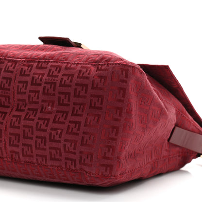 Fendi Zucchino Mama Baguette Red 9 of 9