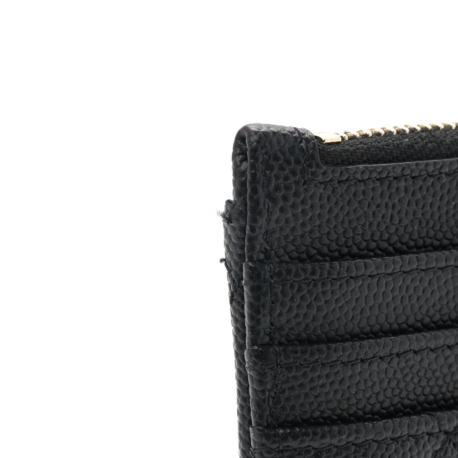Chanel Caviar Quilted CC Zip Card Holder Black 8 of 8