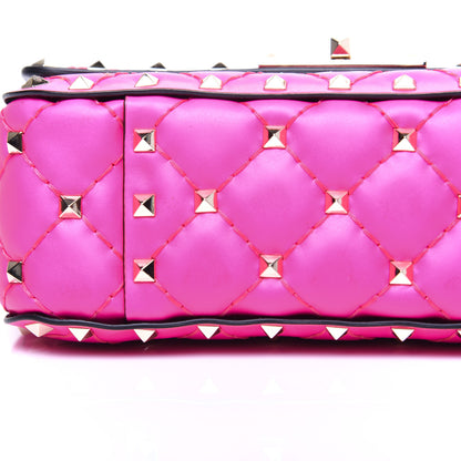Valentino Garavani Calfskin Mini Rockstud Spike Shoulder Bag Azalea 12 of 12