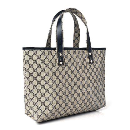 Gucci GG Plus Monogram Medium Signature Web Loop Tote Navy 3 of 9