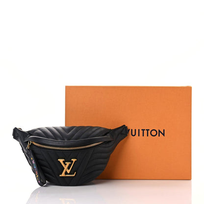 Louis Vuitton Calfskin Quilted New Wave Bumbag Black 9 of 9
