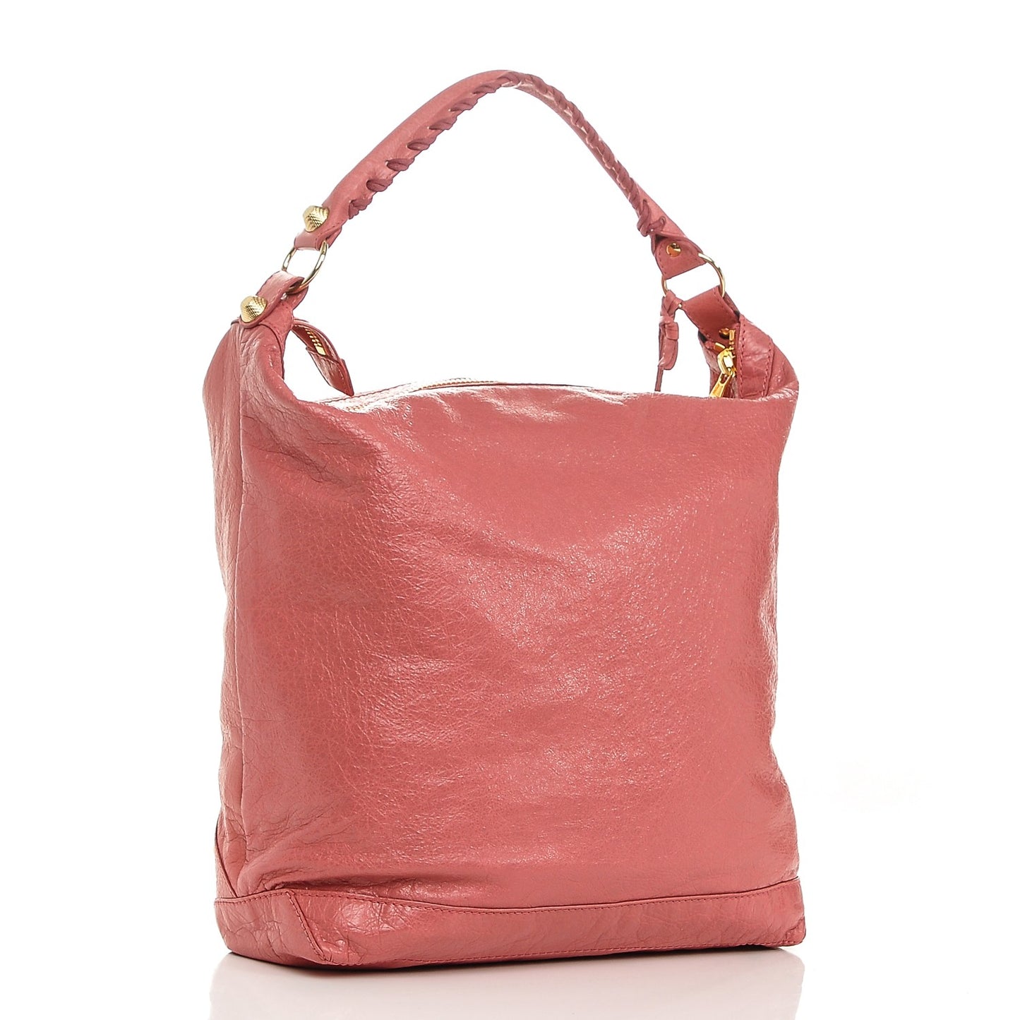 Agneau Giant 12 Gold Hardware Day Hobo Rose Bombon Raspberry