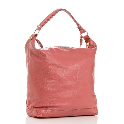 Balenciaga Agneau Giant 12 Gold Hardware Day Hobo Rose Bombon Raspberry 4 of 7