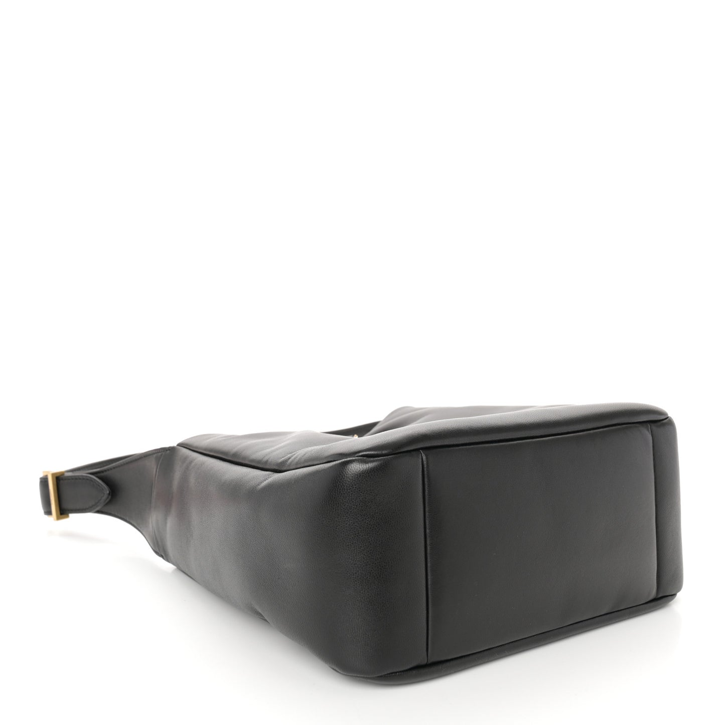 Padded Lambskin Small Le 5 A 7 Supple Hobo Black