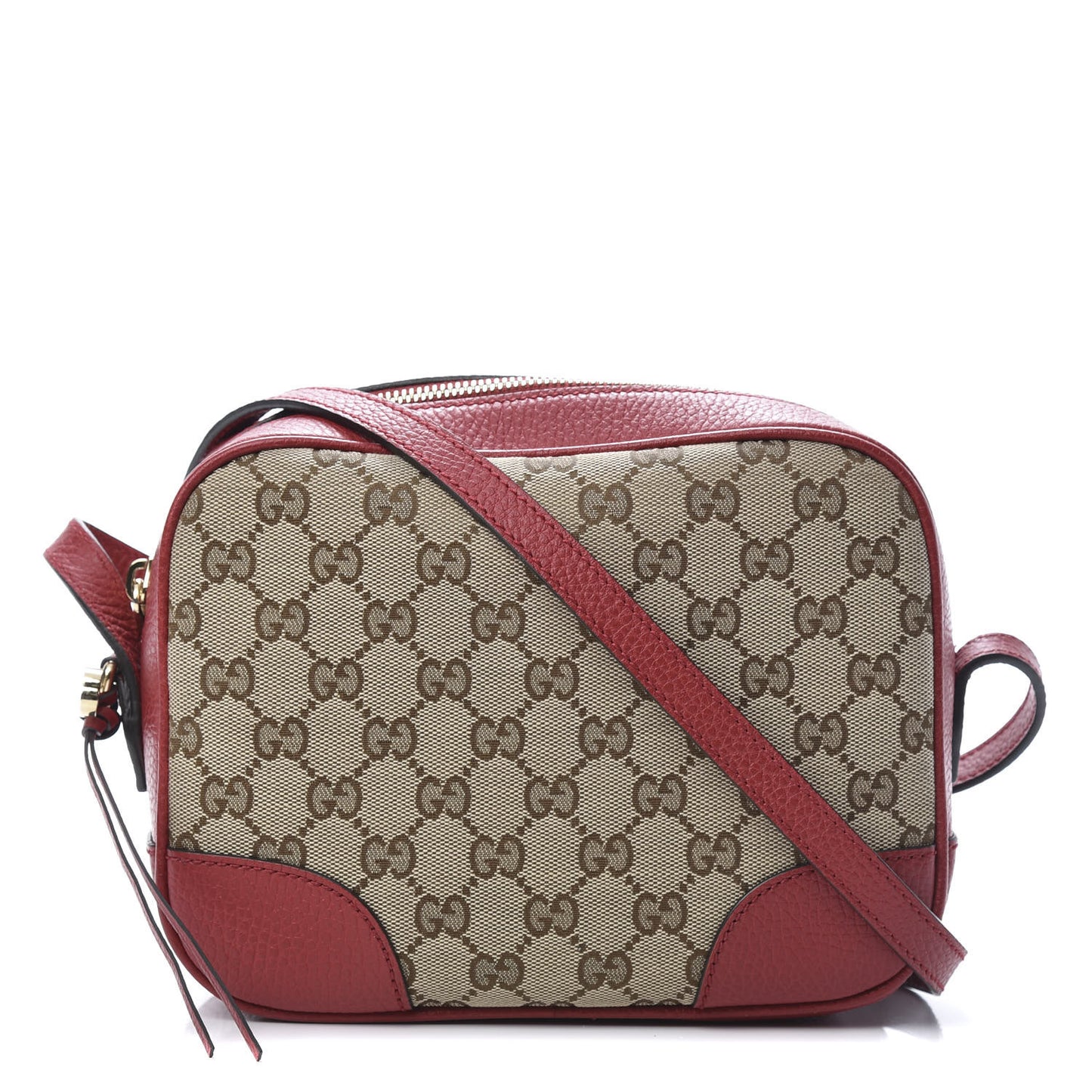 Monogram Mini Bree Messenger Bag Red