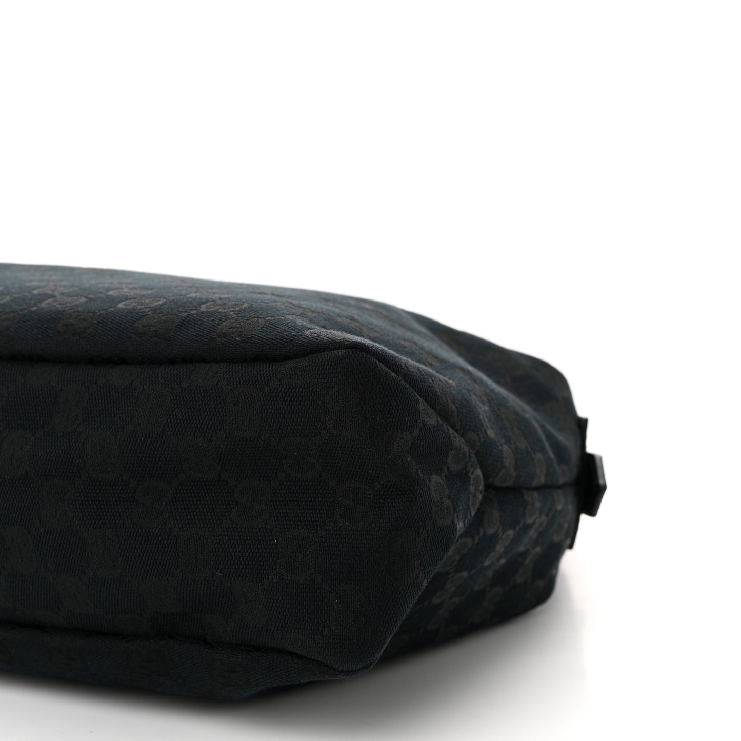Monogram Medium Horsebit Chain Hobo Black