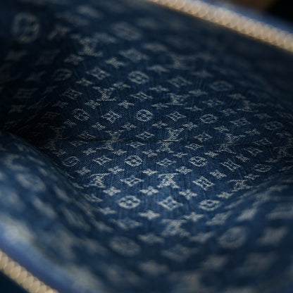 Louis Vuitton LV X TM Monogram Denim Cerises Coussin PM Blue 5 of 10