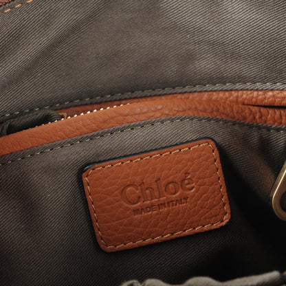 Chloe Calfskin Medium Marcie Satchel Tan 6 of 8