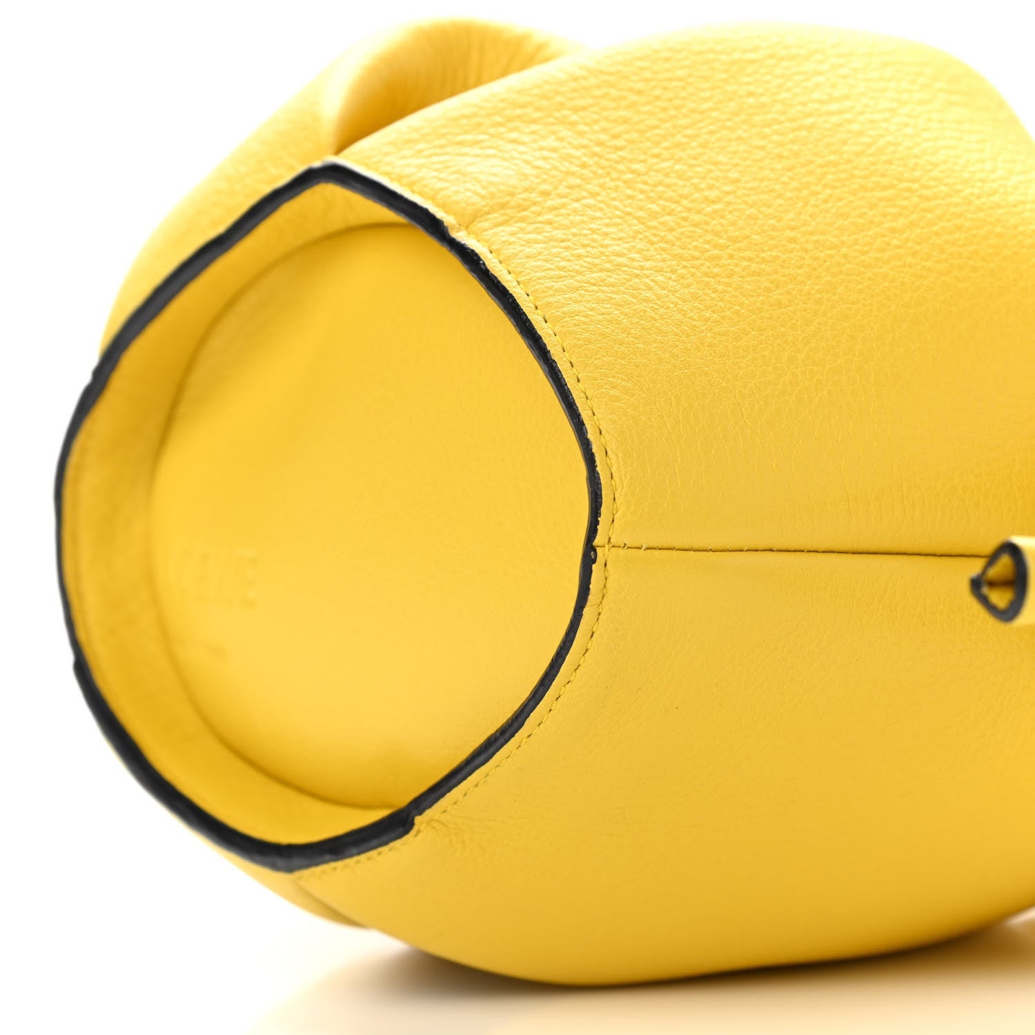 Loewe Calfskin Mini Elephant Crossbody Bag Yellow 9 of 9