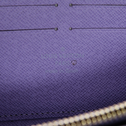 Louis Vuitton Monogram Multicolor Zippy Wallet Black Violet 6 of 6