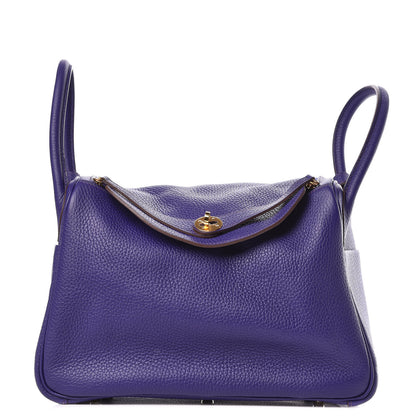 Hermes Taurillon Clemence Lindy 30 Iris 1 of 12