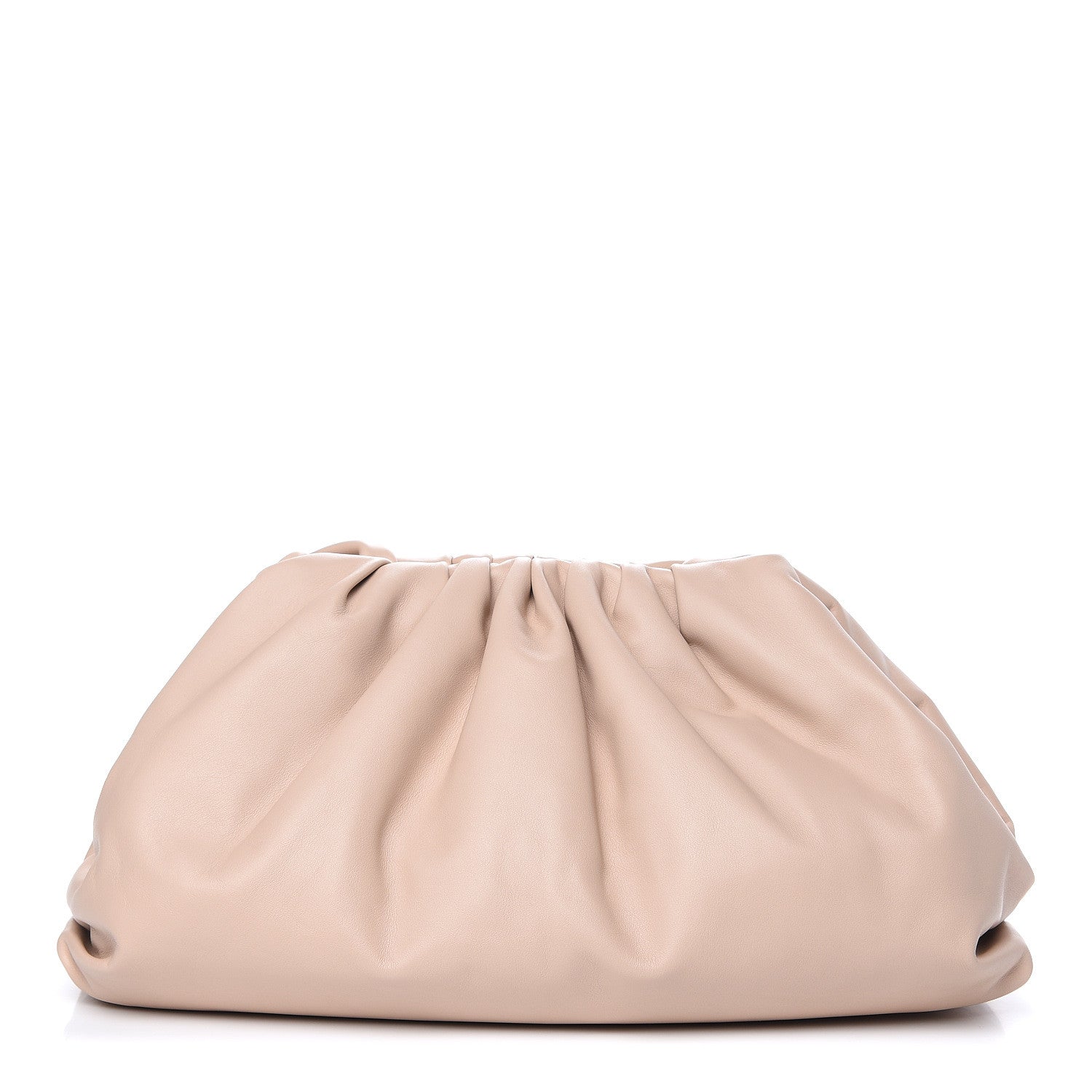 Bottega Veneta Smooth Butter Calf The Pouch Oversized Clutch Nude 1 of 12