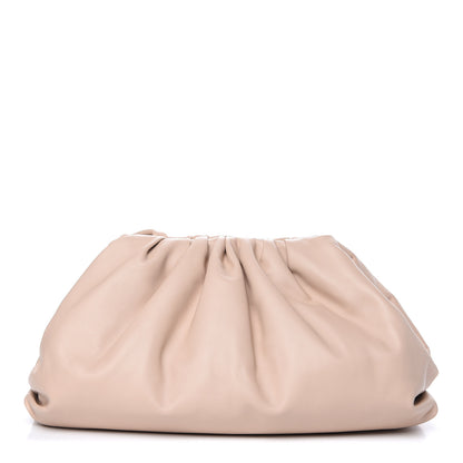 Bottega Veneta Smooth Butter Calf The Pouch Oversized Clutch Nude 1 of 12