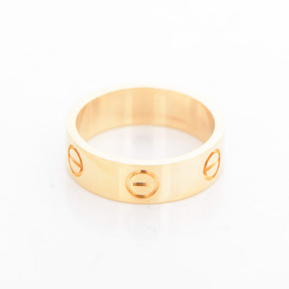 Cartier 18K Yellow Gold 5.5mm LOVE Ring 52 6 3 of 5
