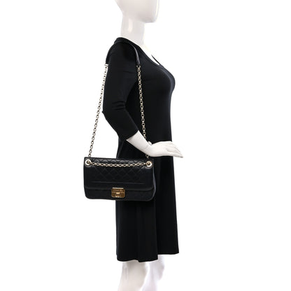 Chanel Lambskin Quilted Large Chic With Me Flap Black 2 of 9