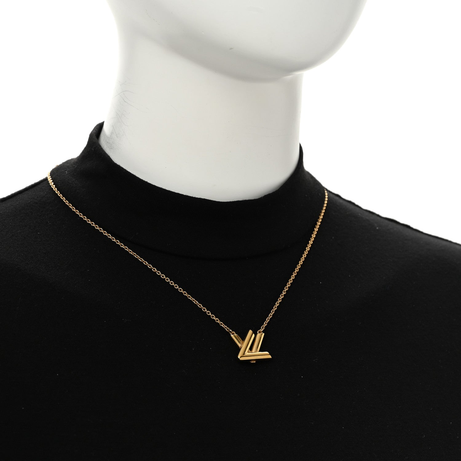 Louis Vuitton Metal GO-14 Necklace Gold 1887830 – FASHIONPHILE