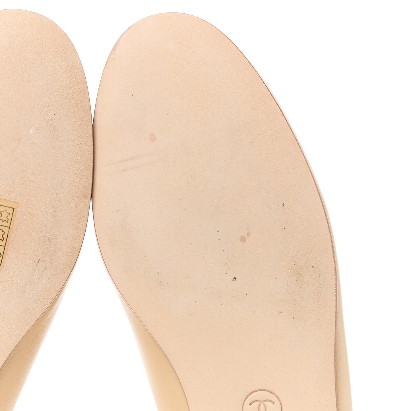 Lambskin Pearl CC Loafers 38.5 Black