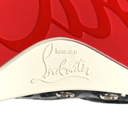 Christian Louboutin Crosta CometeSpikes Womens Vieira 2 Flat Crosta Comete Sneakers 40 Black Silver 6 of 9