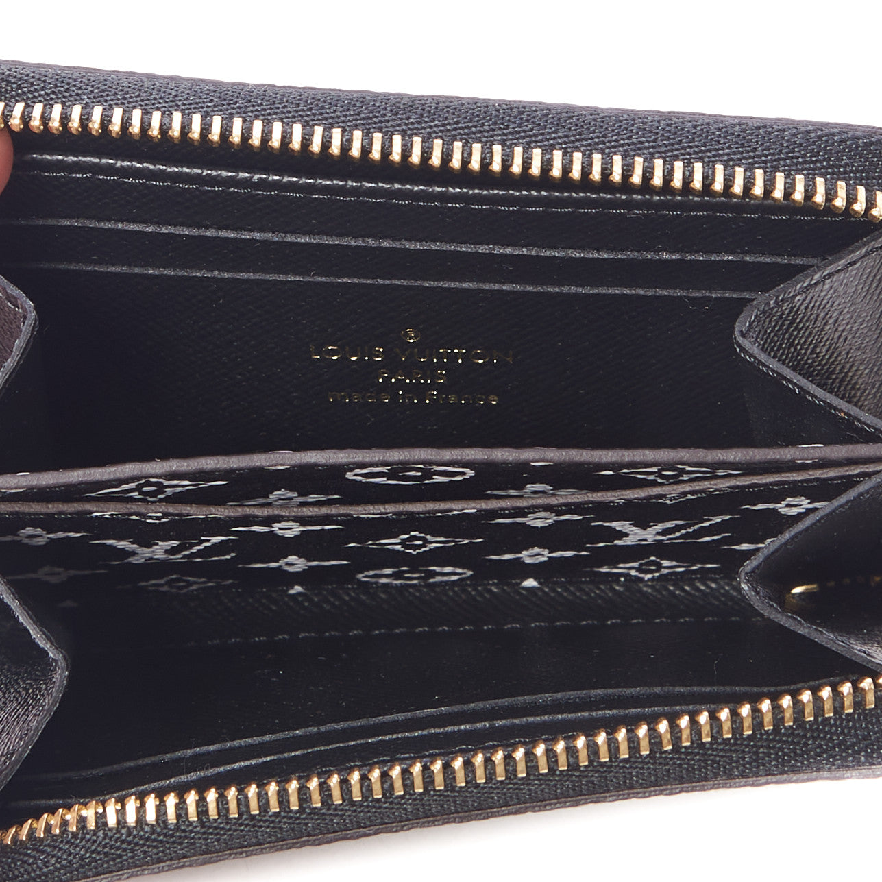 Louis Vuitton Monogram Giant Jungle Zippy Coin Purse Black 7 of 9