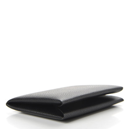 Hermes Epsom Calvi Card Case Black 4 of 7