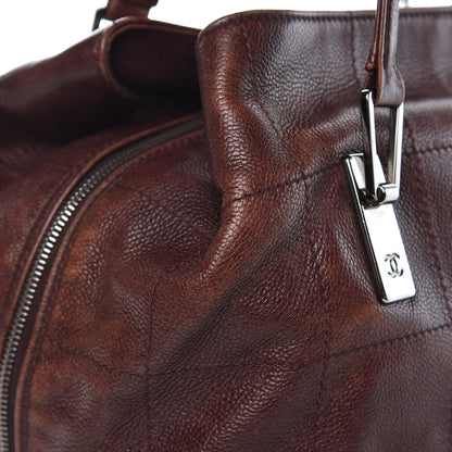Chanel Caviar Chocolate Bar Quilted Shoulder Bag Brown 20 of 25