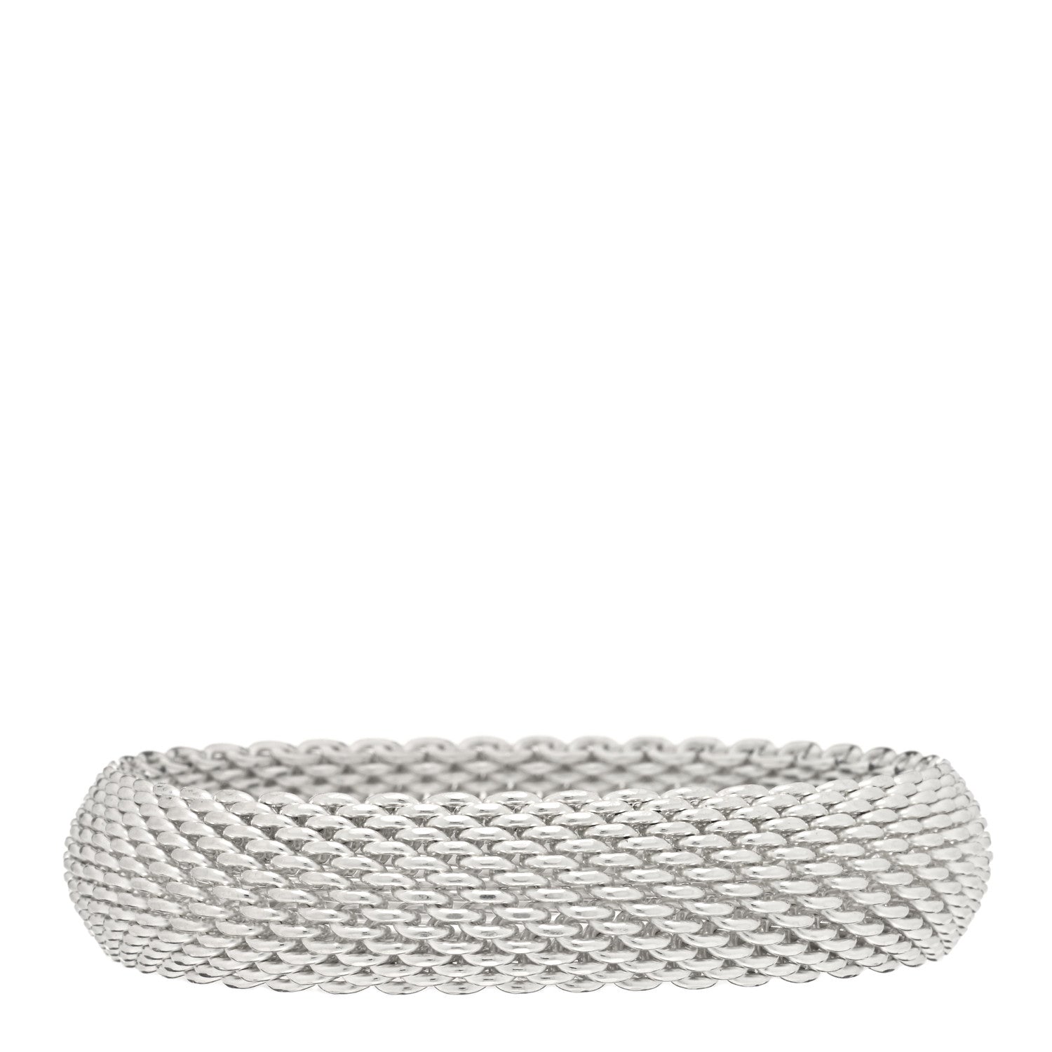 Tiffany Sterling Silver Somerset Mesh Bracelet 1 of 3