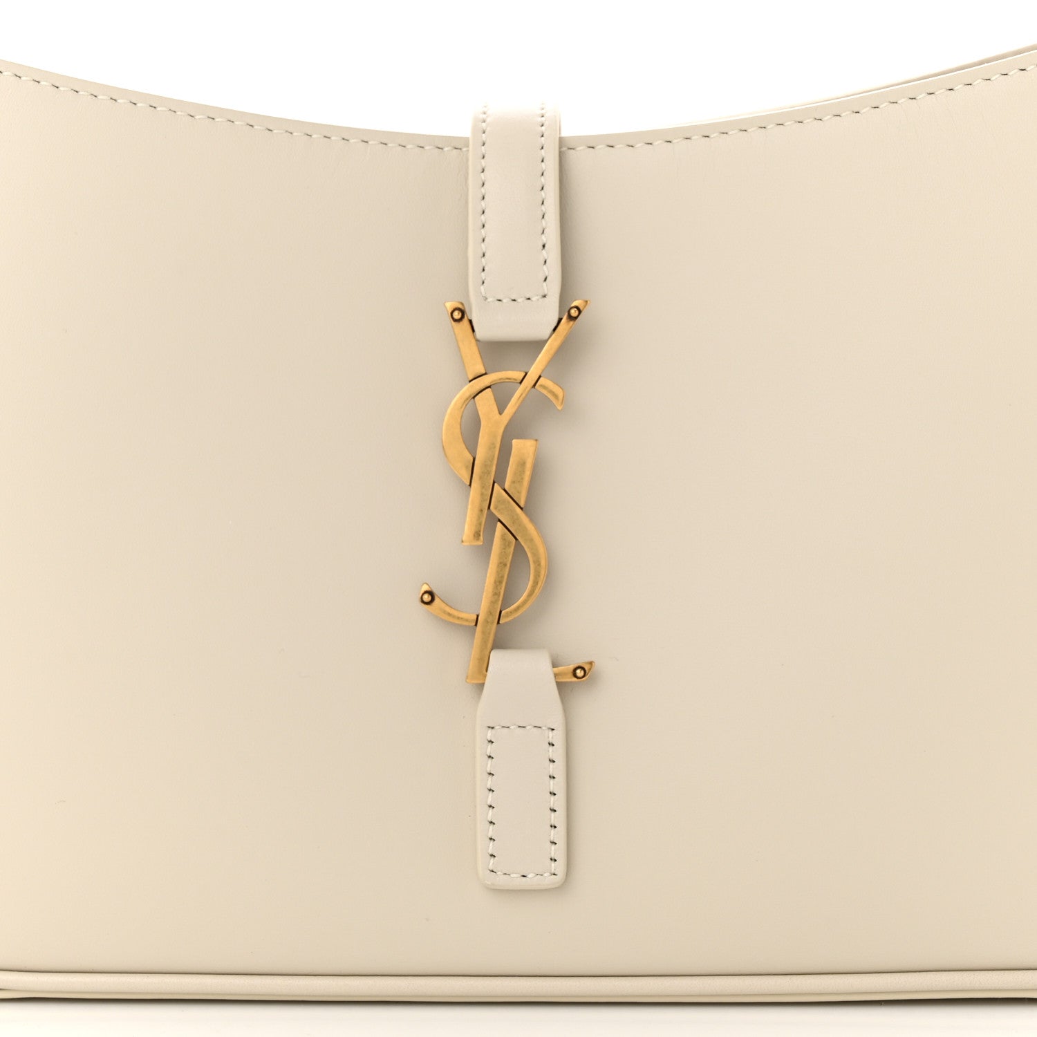Saint Laurent Smooth Calfskin Le 5 A 7 Hobo Crema Soft 8 of 11
