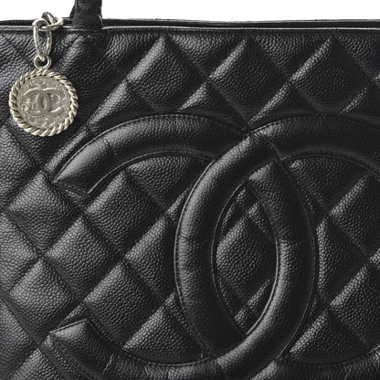 Chanel Caviar Quilted Medallion Tote Black 10 of 10