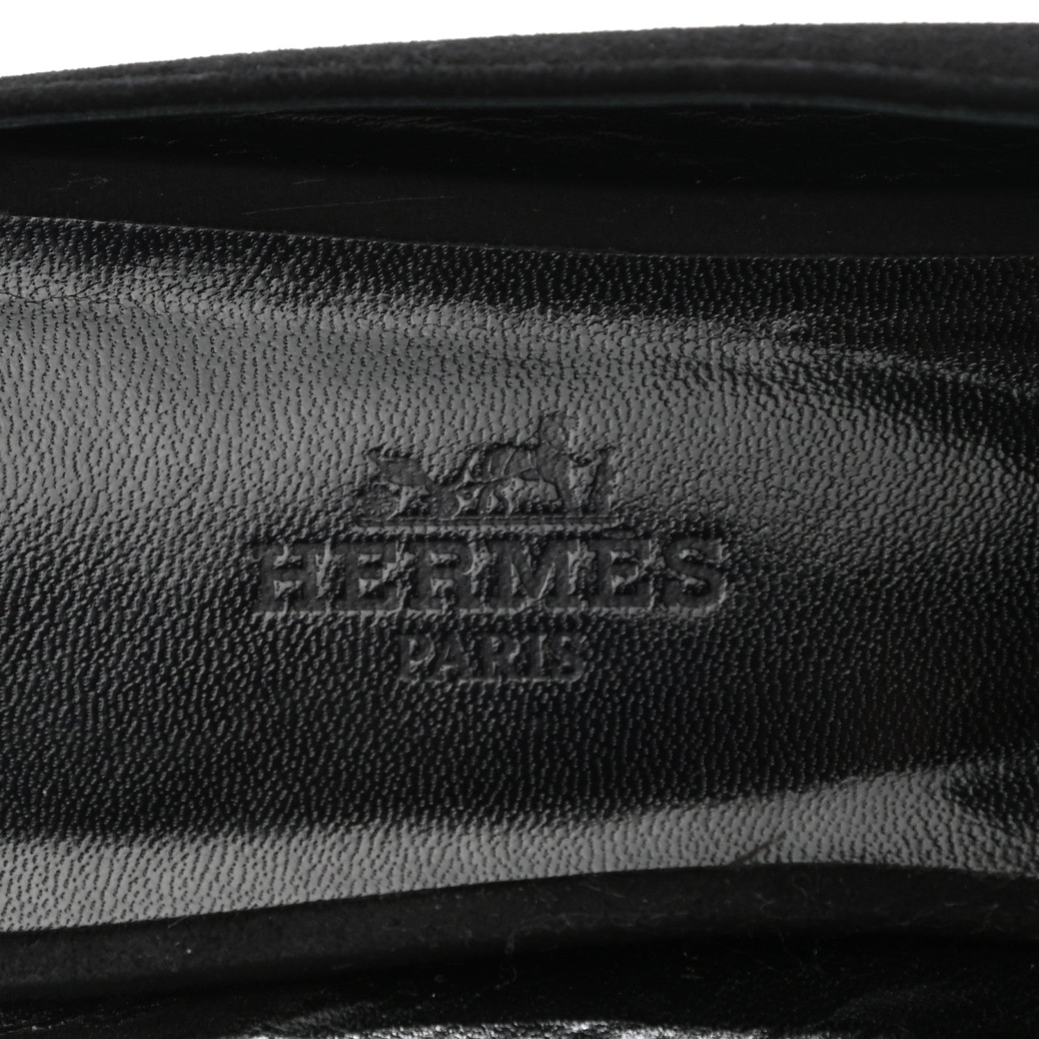 Hermes Satin Suede Goatskin Crystal Roxane Mules 39 Black 7 of 12