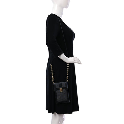 Louis Vuitton Epi Pochette Trunk Verticale Black 2 of 10