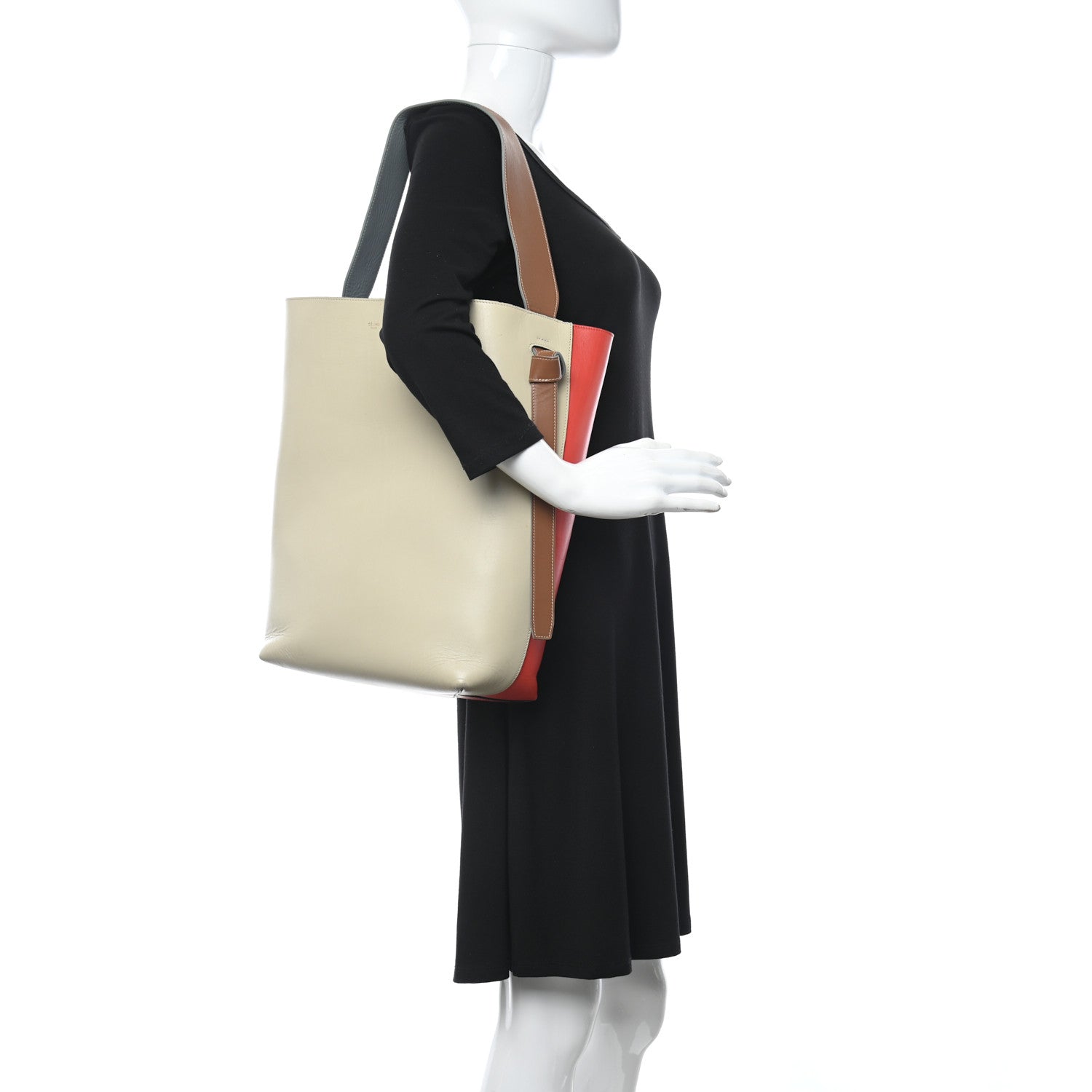 Celine Shiny Smooth Calfskin Small Twisted Cabas Multicolor 2 of 13