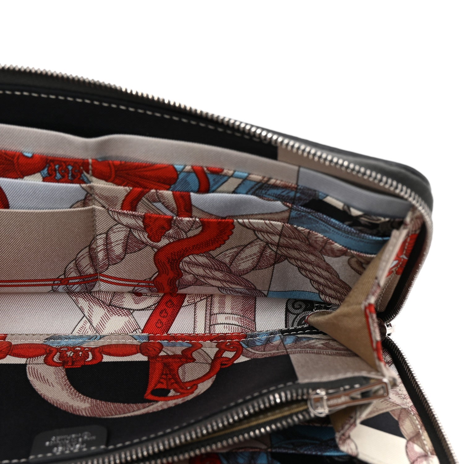 Hermes Evercolor Silk'In Wallet Etain 5 of 8