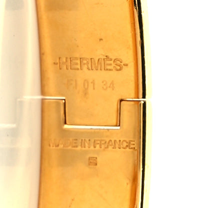 Hermes Enamel Narrow Clic Clac H Bracelet PM Malachite 4 of 4