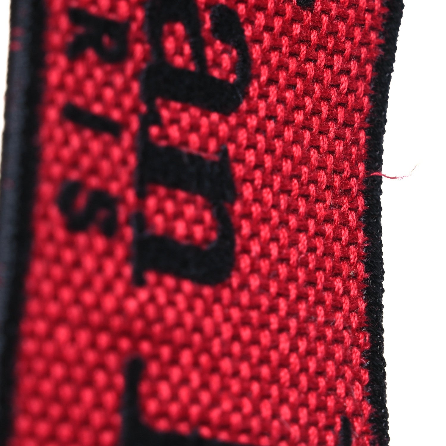 Christian Dior Canvas Embroidered Ornamental Cornely Medium Lady D-Lite Red Black 16 of 16